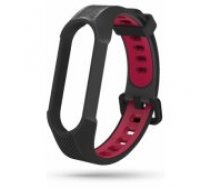 Tech-Protect Armour Xiaomi Mi Smart Band 5/ 6 Black/ Red Siksniņa