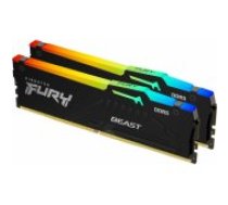 Kingston Fury Beast RGB 2x16GB DDR5 6000MHZ DIMM KF560C40BBAK2-32 operatīvā atmiņa
