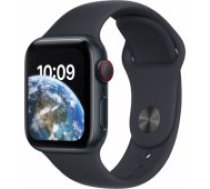 Apple Watch SE 2 Cellular 40mm Midnight Aluminium Case/ Midnight Sport viedā aproce