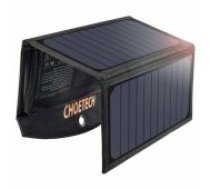 Choetech "Foldable Solar Charger 19W 2x USB 2,4A" Black