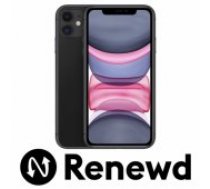 RENEWD Apple iPhone 11 64GB Black Renewd mobilais telefons
