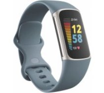 Fitbit Charge 5 Steel Blue/ Platinum Stainless Steel viedā aproce