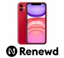 RENEWD Apple iPhone 11 64GB (PRODUCT)RED Renewd mobilais telefons