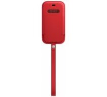 Apple "Leather Sleeve with MagSafe iPhone 12 mini" (PRODUCT) Red maciņš