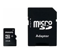 Philips 32GB micro SDHC Class 10 + Adapter FM32MP45B/ 10 atmiņas karte