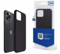 3MK "Silicone Case Apple iPhone 11 Pro Max" Black maciņš