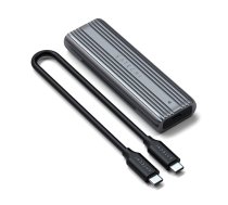 Satechi USB-C NVMe M.2 SSD Enclosure for External Storage – Fast plug-and-play enclosure for external NVMe and SATA SSD hard drives (ST-UCNSEM)