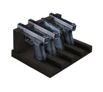 Brihard 4-guns 3D Foam Holder Ieroču plaukts