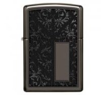 Zippo 49715 Black Ice Pattern Design šķiltavas