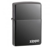 Zippo 150ZL Classic Black Ice® Zippo Logo šķiltavas