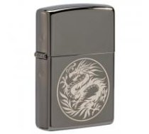 Zippo 49718 Dragon Black Ice šķiltavas