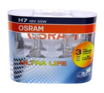 Spuldze priekšējā 12V OSRAM H7 Ultra Life 2 gb