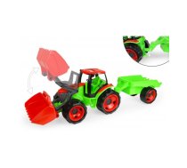 Traktors LENA MAXI ar kausu un piekabi (kastē) 107 cm L02136