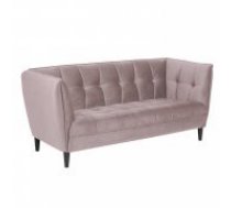Dīvāns JONNA 182x82xH80cm, materiāls: audums, krāsa: vecrozā, kājas: gumijkoks, krāsa: melns