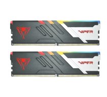 PATRIOT 64 GB DIMM DDR5-6000 (2x 32 GB) Dual Kit (black, PVVR564G600C30K, Viper Venom RGB, INTEL XMP, AMD EXPO) (PVVR564G600C30K)