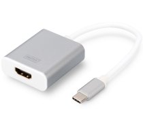 Digitus USB3.0/C to HDMI 4K silver/white adapter AG9310 (DA-70836)