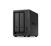 SYNOLOGY NAS server DS723+ 2x0HDD 2GB DDR4 AMD R1600 3,1Ghz 2x1GbE RJ45 3Y  (DS723+)