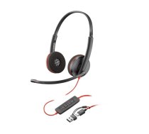 Poly Blackwire 3220 USB-A/C black 8X2J9A (8X2J9A6)