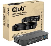 Club3D Club 3D HDMI KVM Switch for Dual HDMI 4K60Hz (CSV-1382)