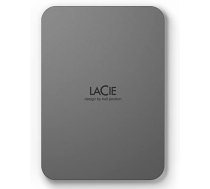 LACIE Mobile Drive Secure (2022) 2TB Externe Festplatte USB 3.2 Gen 1 Space Gray  (STLR2000400)