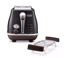 DELONGHI CTOV 2103.BK Vintage Toaster, black (0176129044)