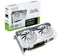 ASUS DUAL GeForce RTX 4060 OC White Gaming Grafikkarte 8GB GDDR6, 1xHDMI, 3xDP  (90YV0JC2-M0NA00)