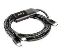 Club3D Club 3D USB Type-C to USB Type-C charging cable, 2x, max. 100W, 1.8m. (CAC-1527)