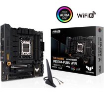 ASUS TUF B650M-Plus WIFI mATX motherboard, Socket AM5, M.2/USB3.2 Type-C/HDMI/DP/WIFI (90MB1BF0-M0EAY0)