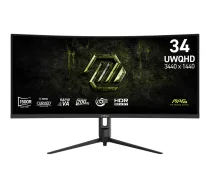 MSI MAG 342CQRF E20 - 200Hz | UWQHD | Rapid VA Curved | 34" (MAG 342CQRF E20)