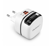 Qoltec 65W USB-C GaN PPS 5V 20V 3A 3.25A Charger (51784)