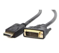 Gembird DisplayPort to DVI-D (24+1) Cable, 1m (CC-DPM-DVIM-1M)