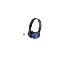 SONY Headset MDR-ZX310AP Blue  (MDRZX310APL.CE7)