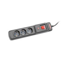 ARMAC Surge Protector M3 Multi 1.5m black (3 slots)  (M3/15/CZ)