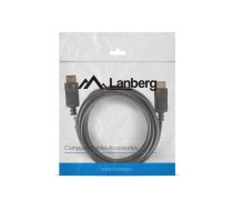 LANBERG DisplayPort Cable Male to Male 4K 3m Black (CA-DPDP-10CC-0030-BK)