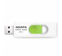 Adata UV320 64GB USB 3.1 White-Green (AUV320-64G-RWHGN)