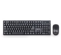 Gembird Keyboard+Mouse Set black/wireless  (KBS-W-01)