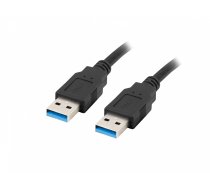 LANBERG USB-A Male to Male 3.0 Cable, 0.5m, black (CA-USBA-30CU-0005-BK)