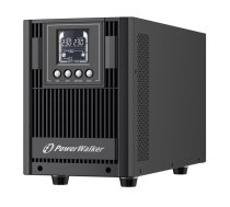PowerWalker UPS Online 2000VA with 4 French Outlets, USB/RS-232 LCD Display (VFI 2000 AT FR)