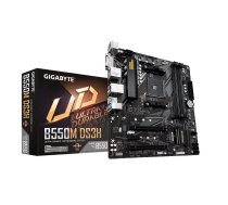 GIGABYTE Motherboard B550M DS3H AM4 4DDR4 HDMI/DVI M.2 USB3.2 mATX  (B550M DS3H)