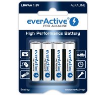 Everactive BATTERIES LR6/AA PRO AL KALINE BLISTER 4 PCS  (LR64BLPA)