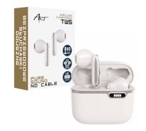 ART BT headphones with HQ microphone TWS(USB-C  (SLART AP-TW-B4W)