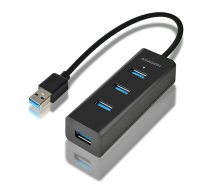 AXAGON HUE-S2B 4-Port USB 3.2 Gen 1 Charging Hub with MicroUSB Connector (HUE-S2B)