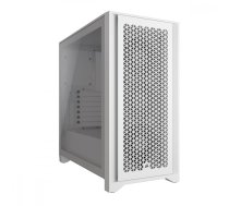 CORSAIR PC case iCUE 4000D RGB Airflow True White  (CC-9011241-WW)