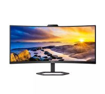 PHILIPS | Monitor with Windows Hello Webcam | 34E1C5600HE/00 | 34" | VA | 21:9 | 100 Hz | 4 ms | 3440 x 1440 pixels | 300 cd/m² | 1 HDMI port | Black | Warranty 36 months (34E1C5600HE/00)