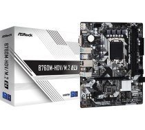 ASROCK Motherboard B760M-HDV/M.2 D4 s1700 2DDR4 DP/HDMI mATX  (B760M-HDV/M.2 D4)