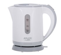 Adler Electric kettle, 0.8L, AD 1371g, white-gray (AD 1371g)
