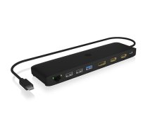 IcyBox ICY BOX IB-DK2116-C 12-in-1, HDMI, DisplayPort, LAN, USB (IB-DK2116-C)