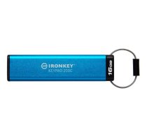KINGSTON IronKey Keypad 200 16GB USB-C AES Encrypted (IKKP200C/16GB)