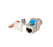 LANBERG Tool-less rj45 cat.8.1 ftp keystone socket module  (KSF8-4000)