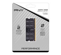 PNY Memory 8GB DDR4 3200MHz 25600 MN8GSD43200-SI BULK  (MN8GSD43200-SI)